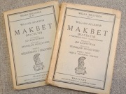 W. Szekspir - Makbet. Cz. 1 Tekst, cz. 2 Objaśnienia i przypisy. 1929