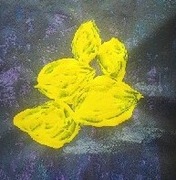 Oryginalny obraz akrylowy "When Life Gives You Lemons" z certyfikatem 