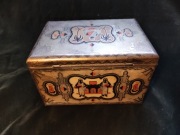 Przedwojenna blaszana puszka po kawie Eduscho