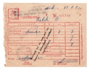 RACHUNEK CPN PRL LATA 70TE FSO FIAT 125p ŁÓDŹ CENTRALA PRODUKTÓW NAFTOWYCH