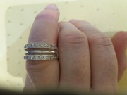 srebrny pierścionek fi 16