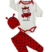 Komplet dla niemowlaka r 68 body+półśpiochy+czapka