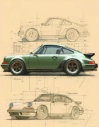 Plakat\obraz Porsche 