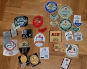 etykiety piwne - Red, 10,5, Gold Adler, Warka i in