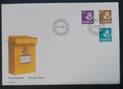 Szwecja FDC Mi: 1420-1422 Godło Poczty