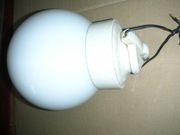 Lampa wisząca porcelana,szklo ,biała