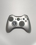 Oryginalny Pad Xbox 360 Silver Special Edition obracany krzyżak kontroler 