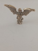 Figurka metalowa mosiądz  aniołek aniołwysokość 4,5 cm szerokość 5,5 cm 