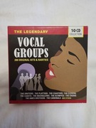 THE LEGENDARY VOCAL GROUPS , 200 original hits , 10 x CD box