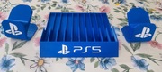 Stojak na gry + dwa stojaki na pady PS5
