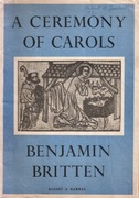 KOLĘDY B. Britten „A Ceremony of Carols”nuty+tekst