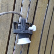 Przedwojenna oprawka na żarówkę lata 20/30