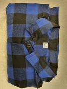 Nowa koszula flanelowa rozmiar L granatowa, robocza, BHP