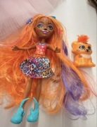 Enchantimals lalka Charisse Cheetah (model HNV30) Deluxe gepard Grins