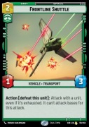 Star Wars Unlimited Frontline Shuttle