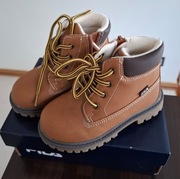Ocieplane buty zimowe dziecięce rozm. 24 FILA NOWE + 1 para za darmo