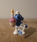 Schleich smerf smurf tort świeczka figurka model wycofany z 2012 r.