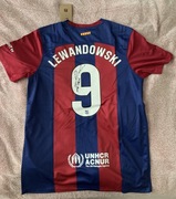 Robert Lewandowski koszulka z autografem FC Barcelona The Rolling Stones