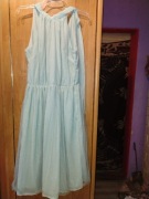 Niebieska sukienka brokatowa nowa