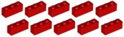 LEGO CEGŁA 1X3 CZERWONY (8 SZTUK)