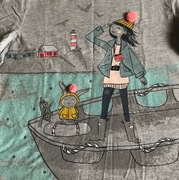 Szara bluzeczka z latarnią - Smyk - rozm. 158