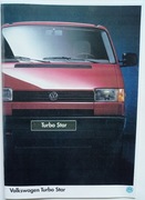 Volkswagen transporter T4 TURBO STAR prospekt