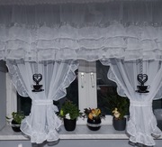 Zestaw firan 120 cm 90 cm 