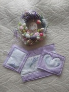 Firana wiosenna zazdrostki komplet do kuchni 