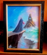 "PROROK OSTATNICH CZASÓW"- OBRAZ OLEJNY NA PŁÓTNIE -ANDRZEJ KACZMAREK 