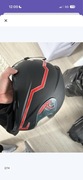 Kask motocyklowy + podświetlenie kasku oryginalny podświetlany