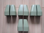 Plastikowe nogi do mebli kolor zielen