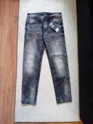 Spodnie męskie M/32 szare Ombre denim