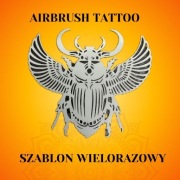 Szablon do tatuaży Airbrush, facepainting, wielorazowy