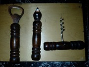 Zestaw do otwierania wina, piwa, kapsli - vintage