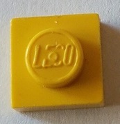 LEGO 3024 płytka 1 x 1 Żółta 6561 2szt
