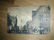 Pocztówka Gnesen Gniezno ul.Chrobrego .    przedwojenna