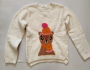 Puszysty sweterek H&M rozm 134/140