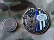 Challenge coin K9 prayer USA