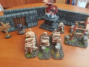 Zestaw makiet do gier bitewnych. Warhammer, d&d