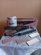 Czarna karbownica prostownica Hoffen wymienne płytki zestaw