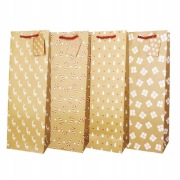 Torba prezentowa na butelkę "Cukrowa laska", 9x36x9 cm