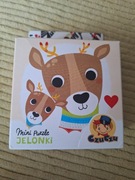 MINI PUZZLE CZUCZU, JELONKI, 3+, 25EL