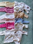 Paczka ubranek, zestaw, ciuszki dla niemowlaka, rozmiar 62, 43 sztuki