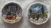 Talerzyki porcelanowe z widokiem Londynu