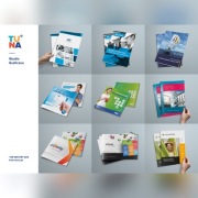 Projekt i skład dtp katalogu, ulotki, druk folderu