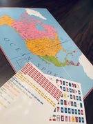 Gra edukacyjna geograficzna Ameryka 6+