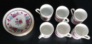 Chińska porcelana filiżanki, talerzyki ekspresso 