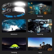 Latarka led czołowa 