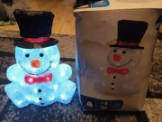 Bałwanek Akryl Figura Led Ip44 24x20 32cm