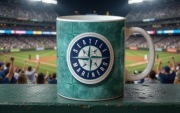 Seattle Marines prezent dla kibica baseball kubek ceramiczny gadzet